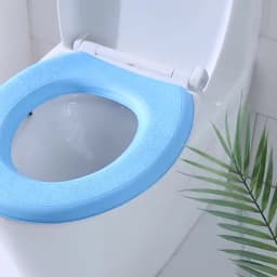 Waterpoof Soft Toilet Seat Cover Bathroom Washable Closestool Mat Pad Cushion O-shape Toilet Seat Bidet Toilet Cover Accessories