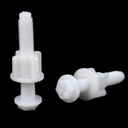 2pcs Toilet Seat Hinge Bolts Screw Fixing Fitting Kit Bathroom Toilet Seat Repair Screws Accessories Tools
