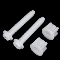 2pcs Toilet Seat Hinge Bolts Screw Fixing Fitting Kit Bathroom Toilet Seat Repair Screws Accessories Tools