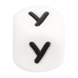 LOFCA 40pcs Alphabet Silicone Letter Beads 12mm Teething Beads Food Grade Teether English Letters Baby Nursing for Teething