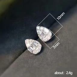 Huitan Silver Color Small Stud Earrings for Women Geometric Square Shape Daily Wear Fashion Versatile 2022 Earrings Jewelry