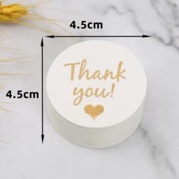 50pcs Stamping Thank You Paper Card Tags Jewelry Packaging