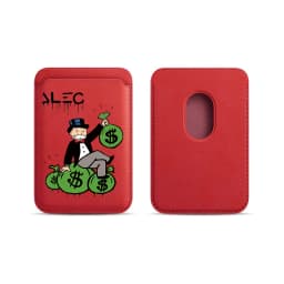 Upgrade Magnetic White PU Leather Wallet Case For MagSafe iPhone13 14 12 11 Luxury Dollar MonopolyS Card Bag Holder Cover Off