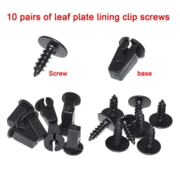 20Pcs For VW Golf Audi Seat Skoda Grille Bumper Skirt Torx Screw Bolt N90974701 Car Wheel Arch Lining Splashguard Clip 5 X 16 MM