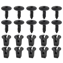 20Pcs For VW Golf Audi Seat Skoda Grille Bumper Skirt Torx Screw Bolt N90974701 Car Wheel Arch Lining Splashguard Clip 5 X 16 MM