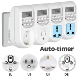 45W 0.2MM Misting Kit Pump Auto Self-priming Watering Cooling System Garden Patio Irrigation Outdoor Mister System Timer Control