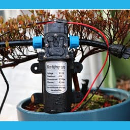 45W 0.2MM Misting Kit Pump Auto Self-priming Watering Cooling System Garden Patio Irrigation Outdoor Mister System Timer Control