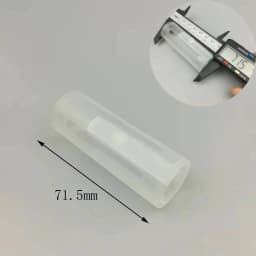 plastic parts for shower rod holder, sliding bar inner flexible plastic sleeve