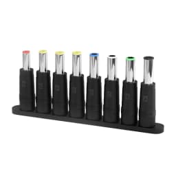 8-in-1 DC Power Jack Female Plug Adapter Connectors 5.5*2.1mm to 3.5 4.0 4.8 5.5 5.2 6.3 6.0 Male Tips Adaptor