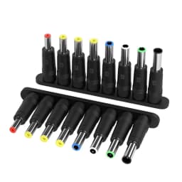 8-in-1 DC Power Jack Female Plug Adapter Connectors 5.5*2.1mm to 3.5 4.0 4.8 5.5 5.2 6.3 6.0 Male Tips Adaptor