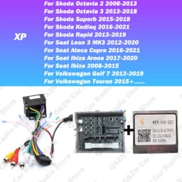 Canbus Box For Android Volkswagen Skoda Seat Golf 5/6/Polo/Passat/jetta/Tiguan/Touran DVD Car Player Raise VW-RZ-08 Wiring Cable