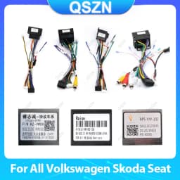 Canbus Box For Android Volkswagen Skoda Seat Golf 5/6/Polo/Passat/jetta/Tiguan/Touran DVD Car Player Raise VW-RZ-08 Wiring Cable