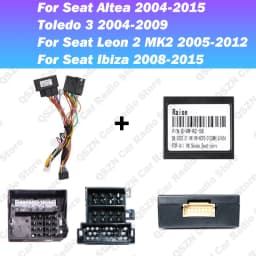 Canbus Box For Android Volkswagen Skoda Seat Golf 5/6/Polo/Passat/jetta/Tiguan/Touran DVD Car Player Raise VW-RZ-08 Wiring Cable