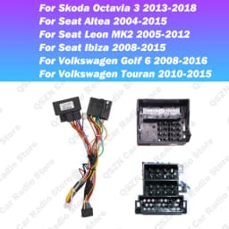 Canbus Box For Android Volkswagen Skoda Seat Golf 5/6/Polo/Passat/jetta/Tiguan/Touran DVD Car Player Raise VW-RZ-08 Wiring Cable