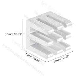 WE DO HEATSINK 10x10x10mm Without or With Thermal Pad Aluminum Heat Sink IC Memory Chip Heatsink Cooling Cooler