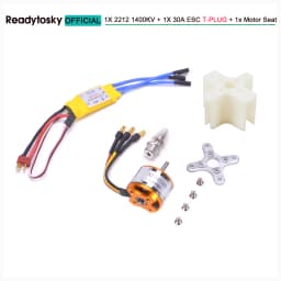 A2212 2212 1400KV 2200KV Brushless Motor 30A ESC SG90 9G Micro Servo 6inch / 8inch Propeller for RC Fixed Wing Plane Helicopter