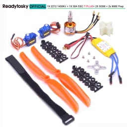 A2212 2212 1400KV 2200KV Brushless Motor 30A ESC SG90 9G Micro Servo 6inch / 8inch Propeller for RC Fixed Wing Plane Helicopter