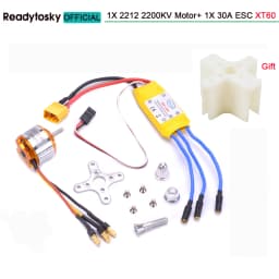 A2212 2212 1400KV 2200KV Brushless Motor 30A ESC SG90 9G Micro Servo 6inch / 8inch Propeller for RC Fixed Wing Plane Helicopter
