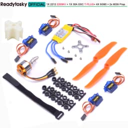 A2212 2212 1400KV 2200KV Brushless Motor 30A ESC SG90 9G Micro Servo 6inch / 8inch Propeller for RC Fixed Wing Plane Helicopter