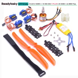 A2212 2212 1400KV 2200KV Brushless Motor 30A ESC SG90 9G Micro Servo 6inch / 8inch Propeller for RC Fixed Wing Plane Helicopter