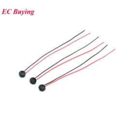 50pcs/5pcs Electret Condenser MIC Capacitive Electret Microphone 4mmx1.5mm for PC Phone MP3 MP4 with 2 Leads wire length 5.5CM