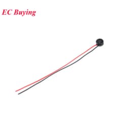 50pcs/5pcs Electret Condenser MIC Capacitive Electret Microphone 4mmx1.5mm for PC Phone MP3 MP4 with 2 Leads wire length 5.5CM