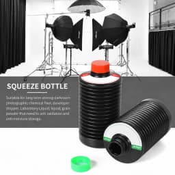 eTone 1000ml Compressible Chemical Bottle 120 135 4x5 Negatives Film Developer Liquid Container Darkroom Developing Supplies