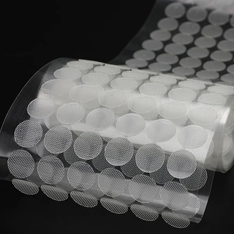500/1000pair Dots Adhesive Fastener Tape 10/15/20mm Disc Dot Sticker Adhesive Strong Glue Magic Sticker Round Coins Hook Loop