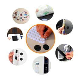 500/1000pair Dots Adhesive Fastener Tape 10/15/20mm Disc Dot Sticker Adhesive Strong Glue Magic Sticker Round Coins Hook Loop