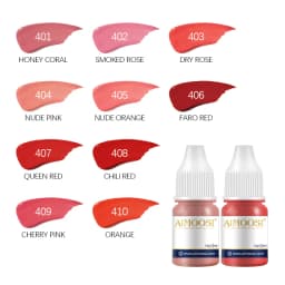 3ml Nude Color Tattoo Ink Permanent Microblading Paint Inks Pigment Semi Makeup Nude Lips Tint Consumables Tattoo Supplies Inks