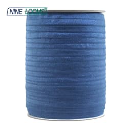 NINE LOOMS Plain Shiny Fold Over Elastics FOE 5/8" 15mm Spandex Band Tape Hair Tie Headband DIY Sewing Trim 50 100 Yard by Spool