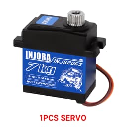 INJORA INJS2065 7KG High Voltage Waterproof Metal Gear 2065 Digital Micro Servo