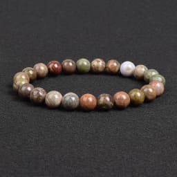 Genuine Natural Stone Bracelet Apatite Lapis Lazuli Agate Crystal Tiger Eye High Quality Gem Beads Bracelet Homme Jewelry Bangle