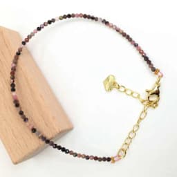 Fashion Faceted Gemstones 2mm Beads Necklace Bracelet Pink Quartz Crystal Tourmaline Agate Choker Men Female Jewelry Party Gift