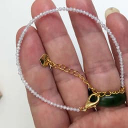 Fashion Faceted Gemstones 2mm Beads Necklace Bracelet Pink Quartz Crystal Tourmaline Agate Choker Men Female Jewelry Party Gift