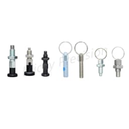 Index Plunger Stainless Steel 304 Pull Ring and Lock Nut Screw Index Plungers with Ring and Lock Pin M6 M8 M10 M12 M16