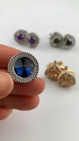 Mens Cufflinks For Shirts Fashion Cuff Colorful Suits Luxury Blue Red Buckle Pink Silvery Cufflinks For Mens Wedding Gift