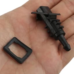 2Pcs 986301H510 Black Plastic Windscreen Washer Jets Windshield Washer Wiper Water Spray Nozzle Fit for Kia Ceed 2006 2007-2012