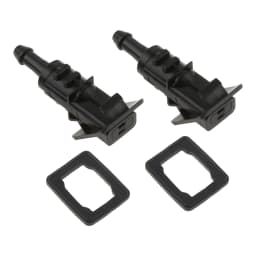 2Pcs 986301H510 Black Plastic Windscreen Washer Jets Windshield Washer Wiper Water Spray Nozzle Fit for Kia Ceed 2006 2007-2012