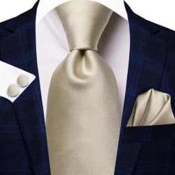 White Sliver Men's Ties Hanky Cufflinks Set Silk Neck ties For Men Wedding Party Business Mens Tie 2022 New Fashion Brand Hi-Tie