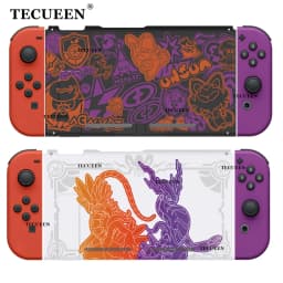 For PM Scarlet Violet Edition Replacement Shell for Nintendo Switch Console & Joy-Con DIY Parts Housing Case Accessories