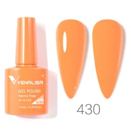 VENALISA Nail Gel Polish VIP4 Pastel Varnish Semi Permanent Soak off UV LED Nail Gel Lacquer Full Coverage Hema Free Gel Varnish