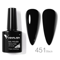 VENALISA Nail Gel Polish VIP4 Pastel Varnish Semi Permanent Soak off UV LED Nail Gel Lacquer Full Coverage Hema Free Gel Varnish