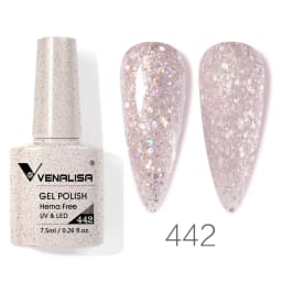 VENALISA Nail Gel Polish VIP4 Pastel Varnish Semi Permanent Soak off UV LED Nail Gel Lacquer Full Coverage Hema Free Gel Varnish