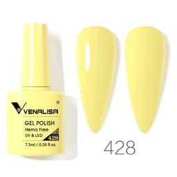 VENALISA Nail Gel Polish VIP4 Pastel Varnish Semi Permanent Soak off UV LED Nail Gel Lacquer Full Coverage Hema Free Gel Varnish