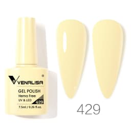 VENALISA Nail Gel Polish VIP4 Pastel Varnish Semi Permanent Soak off UV LED Nail Gel Lacquer Full Coverage Hema Free Gel Varnish