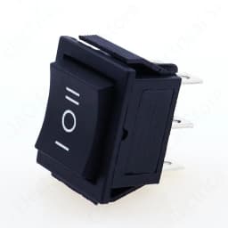 1PCS KCD4 Black Rocker Switch Power Switch ON-OFF-ON 3 Position 6 Pins The arrow is reset 16A 250VAC/ 20A 125VAC