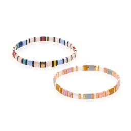Go2Boho Miyuki Bracelet For Women Tila Beads Bracelets Boho Jewelry Gift for Her Handmade Beaded Pulseras Summer Beach Jewellery