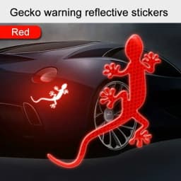 Reflective Sticker Safety Warning Mark Reflective Tape Auto Exterior Accessories Gecko Reflective Strip Light Reflector