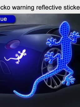 Reflective Sticker Safety Warning Mark Reflective Tape Auto Exterior Accessories Gecko Reflective Strip Light Reflector